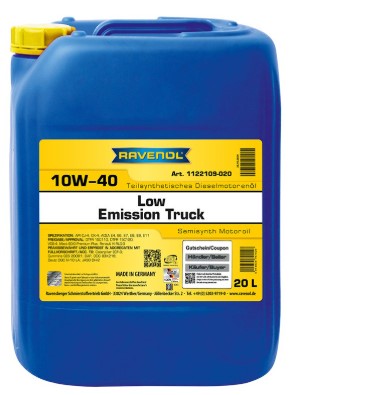 RAVENOL 10W40 Low Emission Truck SAE CANECA